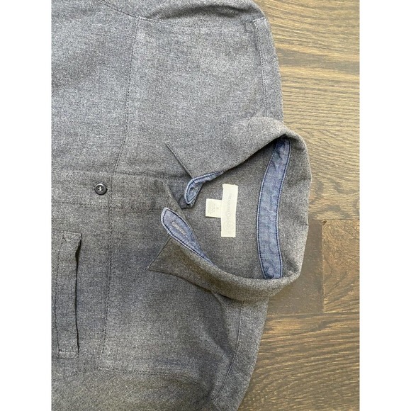 Treasure & Bond Jumpsuit Heathered‎ Cotton Boiler in Gray ~ S - Picture 4 of 4